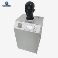 EN 149 Probador de resistencia respiratoria de máscara Válvula de bola de bronce y bomba de barril Equipo esencial para la comodidad de la respiración