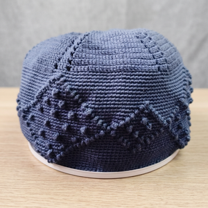 Export Quality Top Sale Muslim KUFI Soft Shell Suede <b>Warm</b> Muslim Worship <b>Hat</b> Muslim Embroidered <b>Hat</b> Export From Bangladesh - Product Image 1