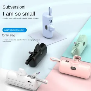 5000 mAh Mini Son môi ngân hàng điện exide pin cung cấp điện thông minh hiển thị kỹ thuật số sạc điện thoại di động khẩn cấp sạc gói - Product Image 3
