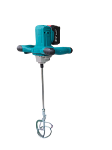 21V Battery <b>Powered</b> Electric Mixer Professional Grade Paint Cement Mortar Mixing <b>Tool</b> with Metal Stirring Paddle in stock - Product Image 2