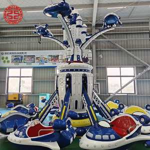 Manège interactif pour enfants en fibre de verre, 16 places, hélicoptère électrique à commande autonome, avion, <span class=keywords><strong>parc</strong></span> d'attractions, fête foraine, certifié CE - Product Image 1