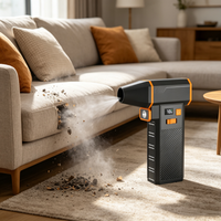 Aspiradora de Aire de Alta Potencia con Ventilador Turbo de 130000 RPM, Función Antipolvo, Modelo D7 para Limpieza de Pantallas de Ordenador