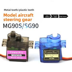เซอร์โวมอเตอร์ <span class=keywords><strong>Tower</strong></span> <span class=keywords><strong>Pro</strong></span> <span class=keywords><strong>SG90</strong></span> MG90S 9g ไมโครอนาล็อก เกียร์พลาสติก/โลหะ 180/360 องศา มินิเซอร์โว สำหรับเครื่องบินบังคับวิทยุ รถยนต์ หุ่นยนต์ Arduino - Product Image 2