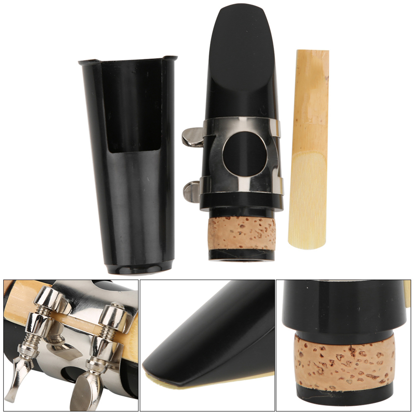 クラリネット　マウスピース　woodwind.co ラリーコムズ　LG3 Clarinet Saxophone Mouthpiece with Reed Wind Instrument Accessory