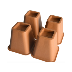 6-inch gỗ hạt nhựa đồ nội thất chân Chiều cao tăng bảng Tủ <span class=keywords><strong>sofa</strong></span> thảm cho hộ gia đình sử dụng - Product Image 1