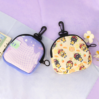 Nouveau dessin animé décontracté impression personnalisée Portable porte-clés pochette bracelet porte-monnaie portefeuilles pour filles Kawaii