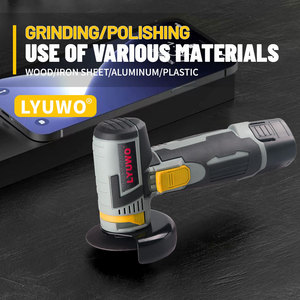 LYUWO 21V Bürstenloser Akku-Winkelschleifer mit Aluminium-Lamellenscheibe zum Schneiden, Professionelle Industriequalität - Product Image 5