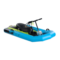 Planche de surf électrique écologique, kit de planche EPP, planche de surf électrique pour les amateurs de plein air avec sièges, lit flottant gonflable, 12KW 48V 4.4KWH