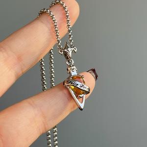 Collar de Plata de Ley S925 con Diseño de Cuatro Estrellas para Mujer, Estilo Moderno, Simple y Elegante, Cadena para Clavícula, Estilo Fresco - Product Image 4