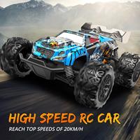Coche de Control Remoto Todoterreno de Alta Velocidad, Genial Coche de Carreras con Derrapes para Niños, Coche RC Todoterreno con Derrapes, Camioneta Monstruo Trepadora