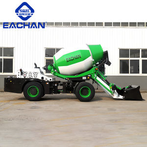 EACHAN Bestseller 4-Rad-Antrieb Betonmischer-LKW 3,5m3 Selbstladender Mischer-Pumpenwagen Bau-Beton-Zementmischer - Product Image 2