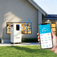 Sistema de Almacenamiento Solar Completo de Alta Densidad de Energía de 314 Ah y 16 kWh con Diseño Silencioso para Acampar, Batería Solar de Iones de Litio de Tamaño Compacto