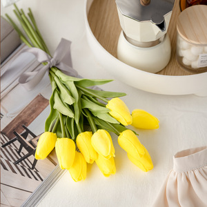 Flor Artificial de Tulipán de Seda, Tallo Único de 10cm-30cm, para Decoración del Hogar, Accesorios de Fotografía de Bodas - Product Image 3