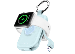 Chargeur portable Batterie Li-Polymère 2500mAh Charge rapide/sans fil Câble USB-C intégré pour montre série 11/10/9/8/7/3/<span class=keywords><strong>2</strong></span>/<span class=keywords><strong>SE</strong></span> - Product Image 5