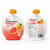 Sachet Doypack personnalisé avec bec verseur pour liquides, yaourts aux fruits, jus et boissons, avec bouchon, pour aliments pour bébés et enfants