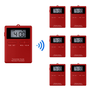 Système de guide touristique sans fil avec clip arrière Qualité sonore UHF HD, transmission sans interférence de 200m adaptée à l'entraînement des chevaux - Product Image 4