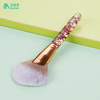 Achetez à nouveau des pinceaux de maquillage liquides scintillants, pinceaux de maquillage de luxe à paillettes liquides, manche en acrylique, paillettes scintillantes