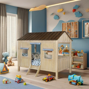 Lit moderne pour enfants pour chambre à coucher Couleur et taille personnalisées en bois de haute qualité de l'usine du Vietnam Prix compétitif - Product Image 1
