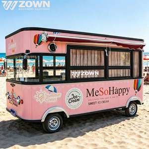 Portable Electric Street Food Cart Preinstalled Kitchen Tools Mobile Catering Truck For Night Market Coffee Snack Ice Cream - Product Image 1