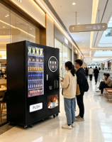 Distributeur automatique de snacks et de boissons 24h/24, sans personnel, avec écran tactile, pour centres commerciaux, campus, cinémas et stations-service
