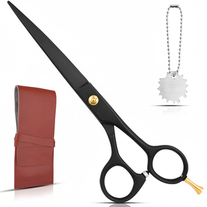 Eiza indus กรรไกรตัดผมเหล็กขนาด7นิ้วแบบมืออาชีพญี่ปุ่นกรรไกรตัดผมมีคมกรรไกรตัดผมสำหรับผู้ชายผู้หญิงเครื่องมือความงาม - Product Image 1