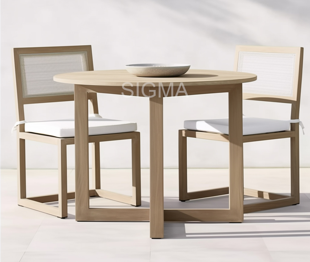 Popular Design Outdoor Garden Tables And Chairs Restaurant Teak Patio Set Teak Furniture