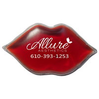 Mini poche de gel en PVC réutilisable en forme de lèvres, portable, pour la récupération après le remplissage des lèvres, les blessures buccales, les salons de beauté, soulagement de la douleur