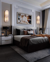 Applique Murale LED de Luxe en Acier Inoxydable avec Design Flocon de Neige en Marbre, Moderne et Dimmable pour Éclairage de Salon et Chambre à Coucher