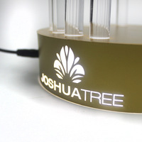 Présentoir de Luxe Personnalisé pour Bouteilles avec Éclairage LED, Résistant à l'Eau, Surface Polie, Service OEM, Glorificateur VIP avec Logo pour Bar