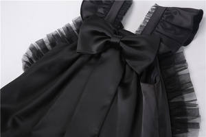 Vestido con volantes delanteros y lazo para bebé, nuevo - Product Image 4