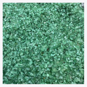 Pierre précieuse naturelle Aventurine verte artisanat de guérison pierres dégringolées en vrac cristal pierre de guérison copeaux de cristal gravier - Product Image 1
