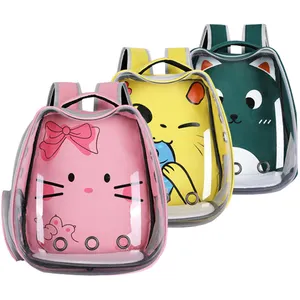Cat bag Pet backpack portable transparent space capsule out cat supplies breathable backpack pet bag