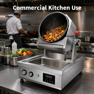Máquina Comercial de Cocina a Gas LPG con Remojo Automático, Wok Inclinable de Acero Inoxidable para Restaurante - Product Image 4