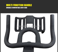 Vélo de spinning Zoshine avec contrôle, volant ultra silencieux, écran LCD, moniteur de fréquence cardiaque, cadre en acier pour l'exercice
