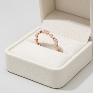 Anillo de Diseño Antiguo de Excelente Calidad, Joyería Exquisita, Oro Rosa Sólido de 18K, Anillos con Diamantes Naturales Reales - Product Image 3