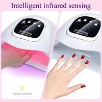 Lampe UV LED professionnelle Sun5 Plus pour nail art, 48W, puissante, pour les mains et les pieds, rechargeable, sécheuse à ongles pour usage domestique