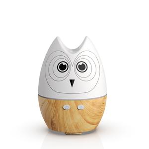 Diffuseur d'arômes en forme de hibou, humidificateur USB 130 ml, design grain de bois, pour la maison, la chambre, cadeau - Product Image 1