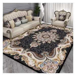 Alfombra antideslizante tejida a máquina grande de estilo europeo para sala de estar, comedor, mesa de centro con alfombrilla antideslizante para puerta, oración de baño - Product Image 5