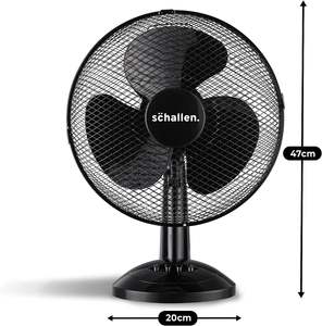 ホット販売12インチミニポータブルテーブルファン軽量AC電気3速空冷機械制御オフィス家庭用 - Product Image 3