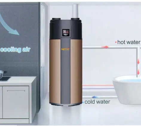 3.5kw высокий коэффициент Wi-Fi охлаждения воздуха 300L горячей воды нагреватель моноблок все в одном воздуха энергии тепловой насос с передачей тепла от солнечных батарей бойлер газовый котел водонагреватель