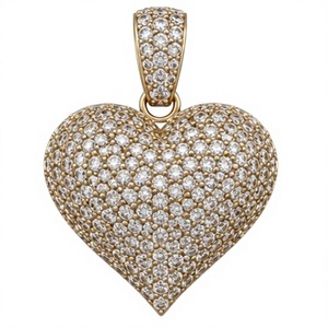 18K Gold Color Gold Plated Heart Tennis Chain <b>Bracelet</b> Ruby <b>Red</b> Stone Link Jewelry for Women 18K Gold Plated Heart Pendant With - Product Image 5