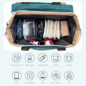 Sac à dos pour femme à prix compétitif personnalisé, organisateur de couches, pochette, sac à couches pour bébé, sac de voyage, rangement pratique pour maman - Product Image 4