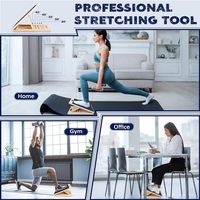 202506 planche inclinée en bois Portable pour mollet étirement Squats planche d'inclinaison réglable pour les genoux cheville talon pieds jambe