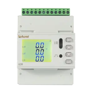 Acrel Kwh 미터 3 상 380VAC 최대 600A 오픈 CTs를 통해 1 채널 RS485 통신 기지국을위한 에너지 소비량 모니터링