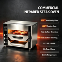 Matériel de cuisine professionnel : Gril électrique sans fumée pour steaks, gril barbecue, plaque de cuisson, gril salamandre relevable, four à steaks