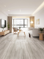Carreaux de céramique intérieurs effet bois naturel, finition velours, grain de bois, brillance mate, 750x1500mm, antidérapants, pour salon, salle à manger, magasin