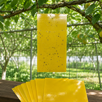 Waterdichte fruitvliegval met dubbelzijdige gele kleefstrips voor thrips/bladluizen/witte vliegen, 0,23 mm dik.