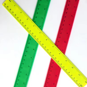 <span class=keywords><strong>Regla</strong></span> Multifuncional Creativa de Papelería, <span class=keywords><strong>Regla</strong></span> Recta de Plástico de 30 cm con <span class=keywords><strong>Regla</strong></span> Métrica Clara - Product Image 1