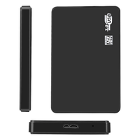 Caja de Disco Duro Externo de Plástico sin Herramientas de 2.5 Pulgadas, USB 3.0, SATA, Carcasa para Disco Duro de 2.5 Pulgadas