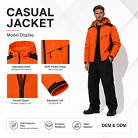 Veste softshell personnalisée pour homme - Manches longues, haute qualité, vêtements d'hiver, col montant, fermeture éclair